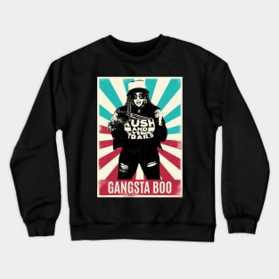 Vintage Retro Gangsta Boo Crewneck Sweatshirt